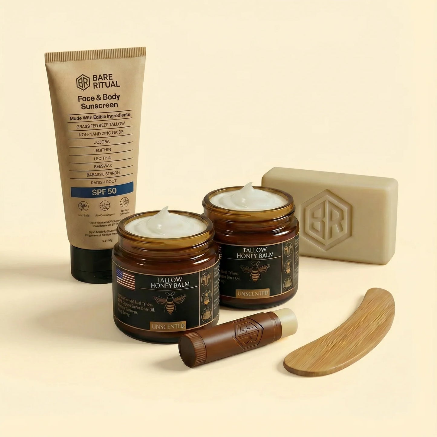 Beef Tallow Honey Balm™ – Bare Ritual