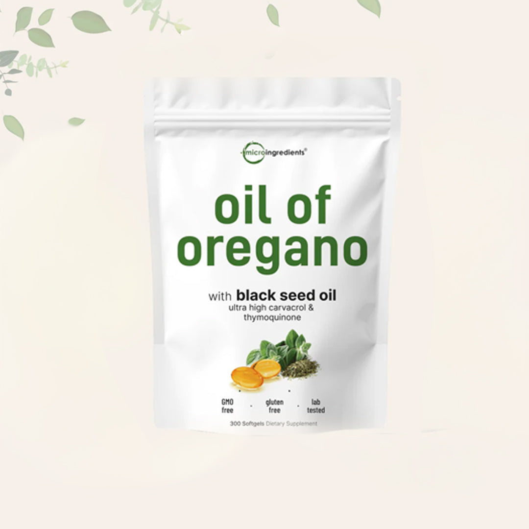 Micro Ingredients Aceite de orégano con aceite de semilla negra (Black Seed Oil)