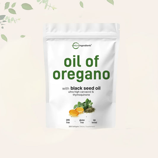 Micro Ingredients Aceite de orégano con aceite de semilla negra (Black Seed Oil)