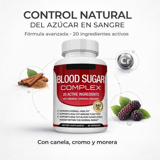 Blood Sugar Complex® - Estabiliza el Azúcar en la Sangre